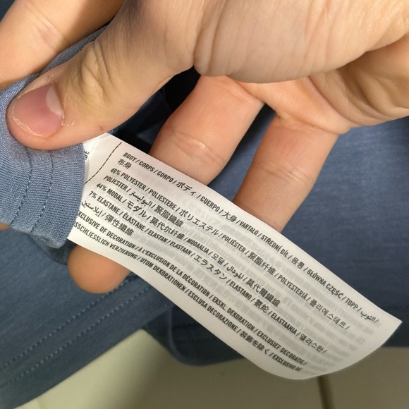 Gilly Hicks Active Crop Cooldown Hoodie Blue Size Small Cropped Super Soft - Picture 9 of 9